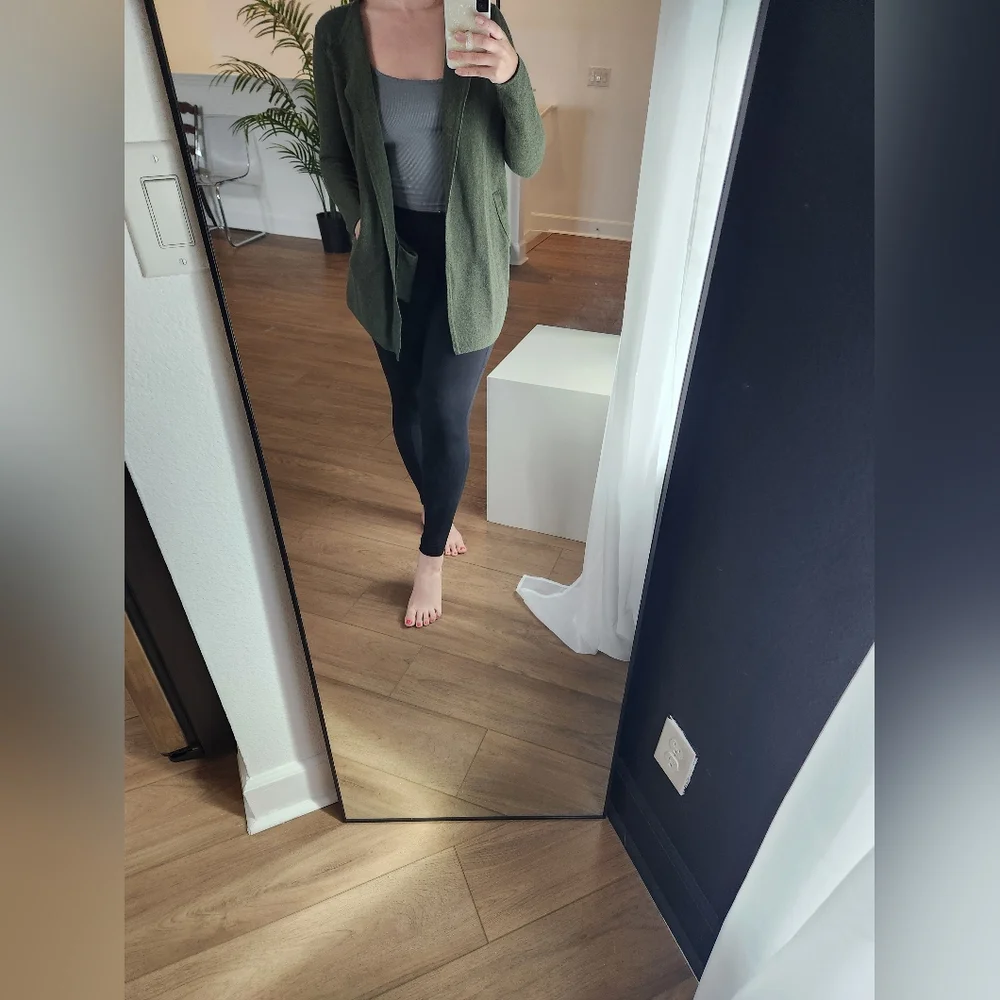 J.Crew‎ Green Vanessa Sweater Jacket Size XS